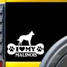 Belgian Malinois Bone L009 8 Inch sticker Schutzhund dog training decal
