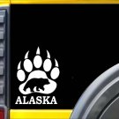 Bear Claw Alaska K449 6 inch Sticker Grizzle Bear decal