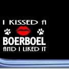 Boerboel Kissed L930 8" dog window decal sticker