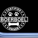 Certified Boerboel L352 Dog Sticker 6" decal