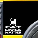 Cat Lives Matter Sticker k174 6 inch kitten rescue decal
