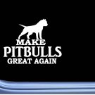 Pitbull Maga cropped L708 Dog Sticker 7" decal