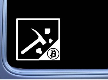 Minor L696 6" Sticker hodl cryptocurrency bitcoin decal