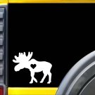 Moose Little Heart Sticker K950 6 inch decal