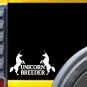 Unicorn Breeder L031 8" sticker decal