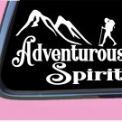 Adventurous Spirit TP032 vinyl 6" Decal Sticker camper boots trail sleeping bag Adventurous Spirit TP032 vinyl 6" Decal Sticker camper boots trail sleeping bag
