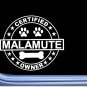 Certified Malamute L274 Dog Sticker 6" decal