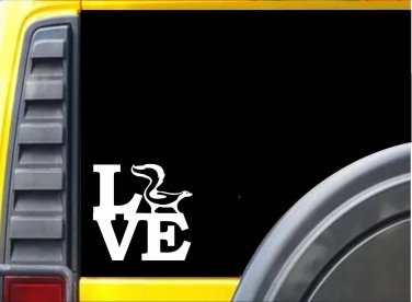 Skunk Love sticker K547 6" vinyl cage decal
