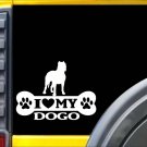 Dogo Argentino Bone L095 8" dog decal sticker Dogo Argentino Bone L095 8" dog decal sticker