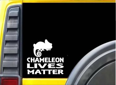 Chameleon Lives Matter Sticker k147 6 inch terrarium decal