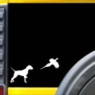 English Pointer Pheasant Sticker L039 8 inch dog decal