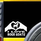 Boer Goats Hands Heart Sticker k027 8 inch goat decal