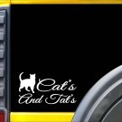 Cats and Tats L164 8 Inch paw tattoo decal Cats and Tats L164 8 Inch paw tattoo decal