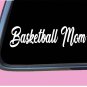 Basketball Mom TP133 vinyl 8" Decal Sticker center point guard forward
