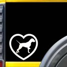 English Pointer Heart Sticker k964 6 inch dog decal