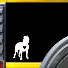 Dogo Argentino Little Heart K965 6" dog decal sticker