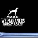 Weimaraner Maga flag L701 Dog Sticker 7" decal