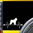 Bouvier des flandres Lifeline K761 Dog Decal Sticker 8" decal