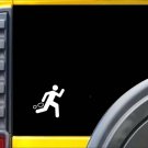 Farting Runner K252 8 Inch sticker running marathon decal