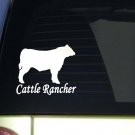 Cattle Rancher *I929* 6 inch Sticker angus decal