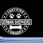 Certified German Shepherd L255 Dog Sticker 6" decal