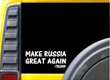 Make Russia Great Again Sticker K725 8" vinyl sticker trump decal