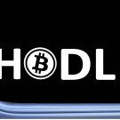 Bitcoin Hodl L690 8 inch Sticker hold cryptocurrency decal