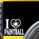I love Paintball K673 8 inch sticker decal