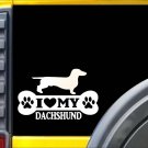 Dachshund Bone L076 8 inch Sticker dachshund dog decal Dachshund Bone L076 8 inch Sticker dachshund dog decal