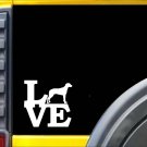 Catahoula Love K445 6 inch Sticker Louisiana Catahoula dog decal