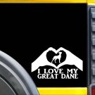 Great Dane Heart Hands K610 8 inch Sticker dog decal Great Dane Heart Hands K610 8 inch Sticker dog decal
