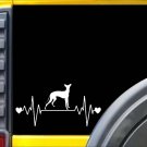 Italian Greyhound Lifeline K990 8" vinyl sticker dog decal