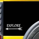 Explore Arrow K478 8 inch Sticker hiking decal
