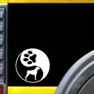 Yin Yang UnCropped Boxer L430 6" dog Sticker decal