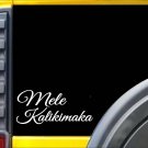 Mele Kalikimaka 8" K539 STICKER hawaiian decal