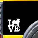 Samoyed Love K567 6 Inch sticker dog decal