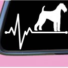 Airedale Lifeline TP 238 vinyl 8" Decal Sticker dog groomer terrier