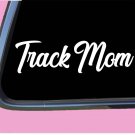 Track Mom TP138 vinyl 8" Decal Sticker mom running