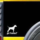 got Pointer Sticker L041 6 inch english dog decal