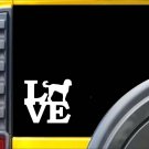 Labradoodle Love K594 6" vinyl sticker dog decal
