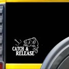 Catch and Release Sticker k105 6 inch fishing bait decal