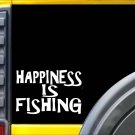 Happiness is Fishing K304 8 inch decal bait sticker