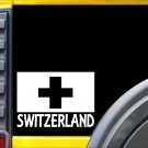 Switzerland flag Sticker k237 8 inch swiss decal