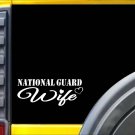 National Guard Wife K347 8 inch Sticker military decal