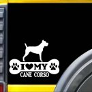 Cane Corso Bone Sticker L089 8 inch mastiff dog decal