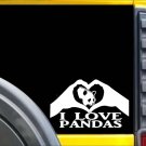 Panda Heart Hands Sticker K608 8" Vinyl decal Panda Heart Hands Sticker K608 8" Vinyl decal