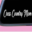 Cross Country Mom TP137 vinyl 8" Decal Sticker mom running