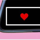 Kansas State with Red Heart TP 372 vinyl 6" Decal Sticker Kansas State with Red Heart TP 372 vinyl 6" Decal Sticker