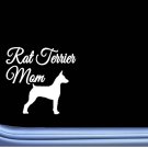 Rat Terrier Mom j864 6" wide Sticker Window Decal decker dog