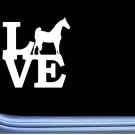 Morgan Love Sticker L742 6 inch Horse rescue decal